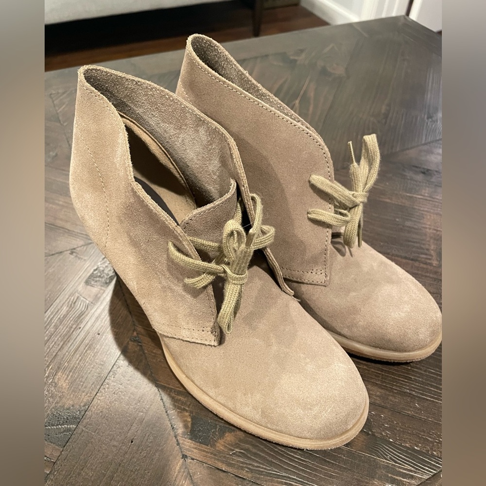 J. Crew Leather Wedge Bootie New Size 7